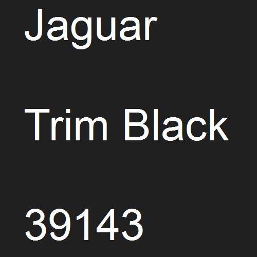 Jaguar, Trim Black, 39143.